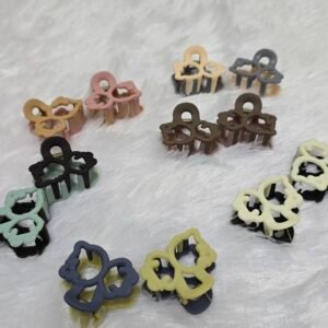 Small hello kitty double colour claw clip