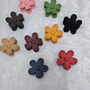 Big sunflower matte claw clip