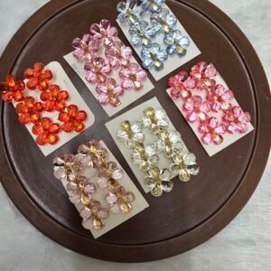 Korean style flower hair clip-set of 2