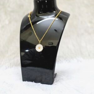 Korean floral necklace