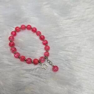 Beaded bracelet with star charm