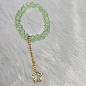Beaded bracelet with star charm