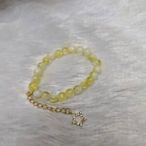 Beaded bracelet with star charm