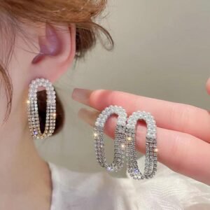 Crystal drop dangle earrings