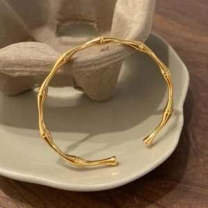 Anti tarnish bamboo cuff