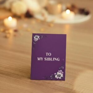 To my sibling card