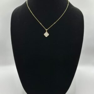 White Clover pendant necklace