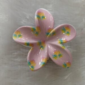 Big fruit floral claw clip