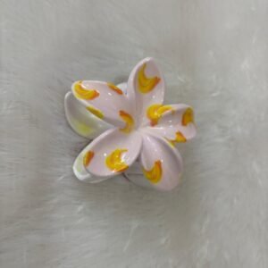 Big fruit floral claw clip