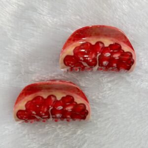 Pomegranate claw clip