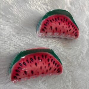 watermelon claw clip