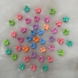 Mini floral claw clip