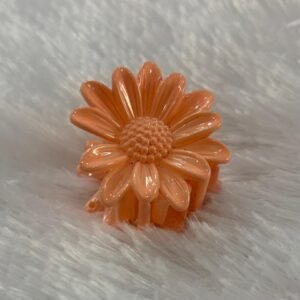 Small sunflower claw clip