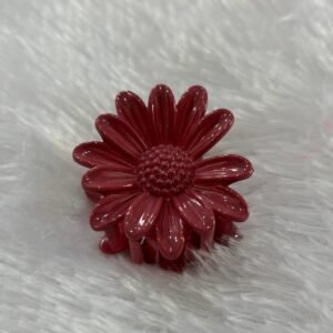 Small sunflower claw clip