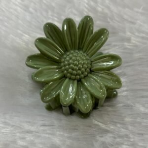 Small sunflower claw clip