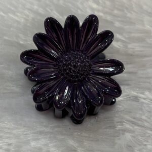 Small sunflower claw clip