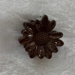 Small sunflower claw clip