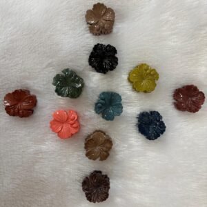 Glossy hibiscus small claw clip