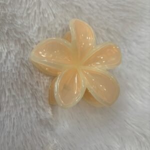 Pastel colour floral claw clip