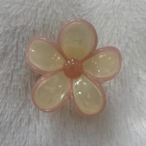 Pastel colour sunflower claw clip