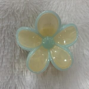 Pastel colour sunflower claw clip