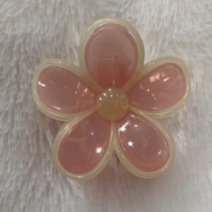 Pastel colour sunflower claw clip