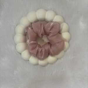Small organza scrunchie
