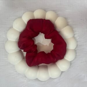 Small organza scrunchie