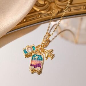 Anti tarnish travel pendant chain