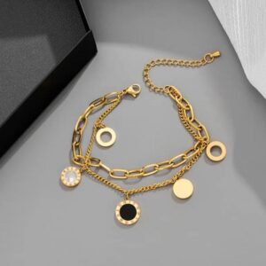 Anti tarnish roman bracelet