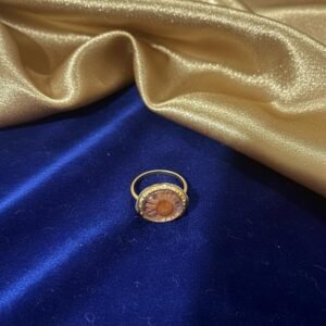 Real flower resin ring 5